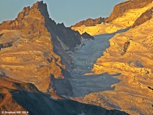 Alpenglow charms the viewer and frustrates the photographer